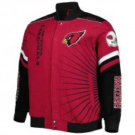 Men's Arizona Cardinals Carl Banks Extreme Redzone Varsity Jacket