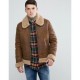 Men's Aviator Brown Leather Jacket With Faux Shearling Men's Aviator Brown Leather Jacket With Faux Shearling