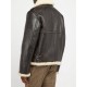 Men's Aviator Faux Shearling Black Leather Jacket Men's Aviator Faux Shearling Black Leather Jacket
