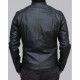 Men's Batman Black Logo Leather Jacket Men's Batman Black Logo Leather Jacket