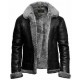Men's Black RAF Aviator B3 Shearling Fur Collared Real Sheepskin Leather Jacket Men's Black RAF Aviator B3 Shearling Fur Collared Real Sheepskin Leather Jacket