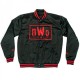 Men's Black with Red Bomber New World Order Jacket Men's Black with Red Bomber New World Order Jacket