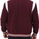 Men's Bomber Varsity Maroon College Jacket Men's Bomber Varsity Maroon College Jacket