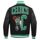 Men's Boston Celtics Mashup Wool Varsity Jacket Men's Boston Celtics Mashup Wool Varsity Jacket