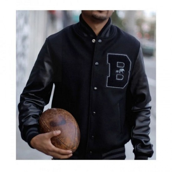 Men's Brooklyn Circus Bomber Letterman B Jacket Men's Brooklyn Circus Bomber Letterman B Jacket