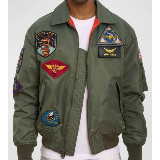 Men's CWU Satin Flight Biker Jacket