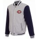 Men's Chicago Bears Gray Reversible Fleece Jacket Men's Chicago Bears Gray Reversible Fleece Jacket