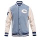 Men's Chicago Bears Pro Standard Denim Varsity Jacket Men's Chicago Bears Pro Standard Denim Varsity Jacket