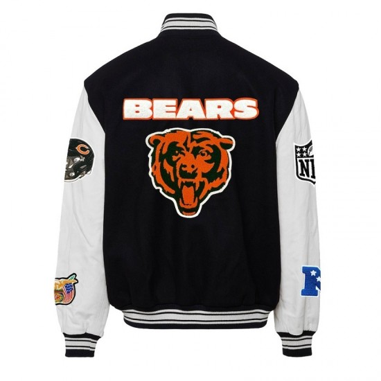 Men's Chicago Bears Wool Varsity Jacket Men's Chicago Bears Wool Varsity Jacket