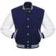 Men's College Varsity Blue With White Jacket Men's College Varsity Blue With White Jacket