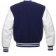 Men's College Varsity Blue With White Jacket Men's College Varsity Blue With White Jacket