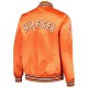 Men's Denver Broncos Tommy Hilfiger Orange Elliot Satin Varsity Jacket Men's Denver Broncos Tommy Hilfiger Orange Elliot Satin Varsity Jacket