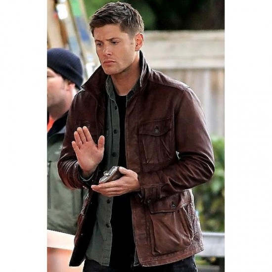 Men's Distressed Supernatural Season 7 Genuine Leather Jacket/Coat Men's Distressed Supernatural Season 7 Genuine Leather Jacket/Coat