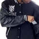 Men's Dreamville J Cole Born Sinner Varsity Bomber Jacket Men's Dreamville J Cole Born Sinner Varsity Bomber Jacket