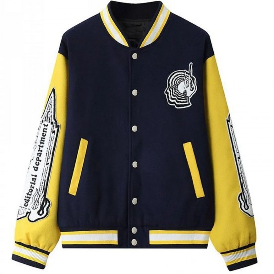 Men's Editorial Department CZ Baseball Jacket Men's Editorial Department CZ Baseball Jacket