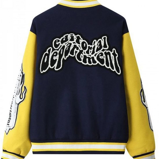 Men's Editorial Department CZ Baseball Jacket Men's Editorial Department CZ Baseball Jacket