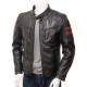 Men's Iconic Cafe Racer Sporty Leather Biker Jacket Men's Iconic Cafe Racer Sporty Leather Biker Jacket