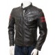 Men's Iconic Cafe Racer Sporty Leather Biker Jacket Men's Iconic Cafe Racer Sporty Leather Biker Jacket