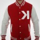 Men's Kavinsky Electro Varsity Red and White Jacket Men's Kavinsky Electro Varsity Red and White Jacket
