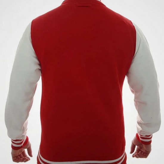 Men's Kavinsky Electro Varsity Red and White Jacket Men's Kavinsky Electro Varsity Red and White Jacket