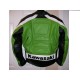 Men's Kawasaki Motorcycle Leather Moto Racer Jacket Men's Kawasaki Motorcycle Leather Moto Racer Jacket