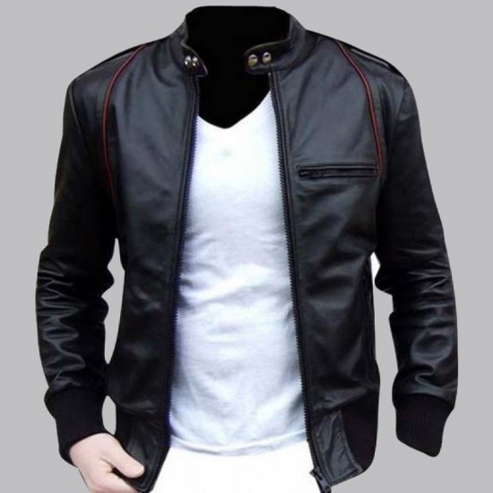 Men's Leather Motorcycle Jacket Men's Leather Motorcycle Jacket