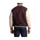 Men's Letterman Baseball Brown Varsity Jacket Men's Letterman Baseball Brown Varsity Jacket
