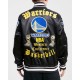Men's NBA Golden State Warriors Old English Satin Jacket Men's NBA Golden State Warriors Old English Satin Jacket
