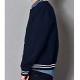 Men's Navy Blue Bomber Prep School Jacket Men's Navy Blue Bomber Prep School Jacket