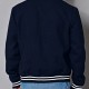 Men's Navy Blue Bomber Prep School Jacket Men's Navy Blue Bomber Prep School Jacket