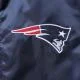 Men's New England Patriots Starter Navy and Red Varsity Jacket