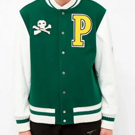 Men's Palm Angels Letterman P Jacket Men's Palm Angels Letterman P Jacket