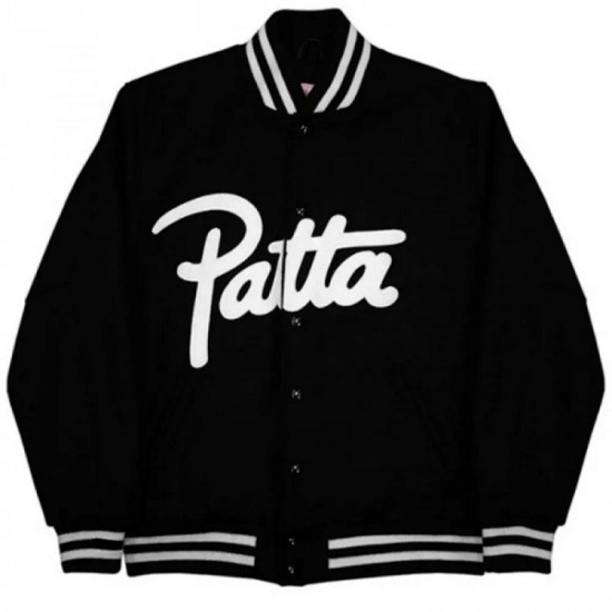 Men's Patta Varsity Black Jacket Men's Patta Varsity Black Jacket