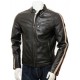 Men's Retro Cafe Racer Style Real Leather Biker Jacket Men's Retro Cafe Racer Style Real Leather Biker Jacket