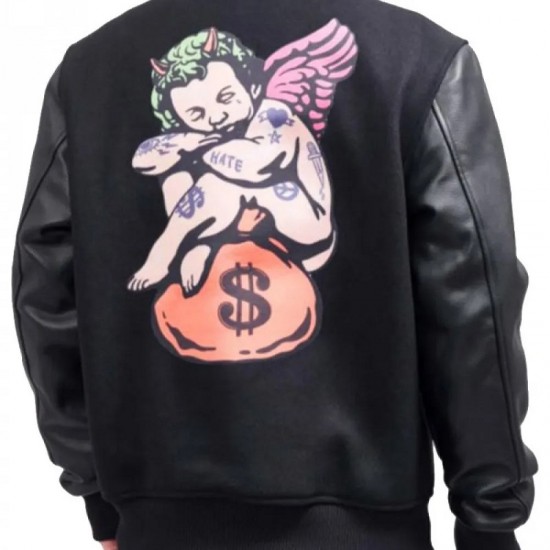 Men's Roku Studio Black Bomber Jacket Men's Roku Studio Black Bomber Jacket