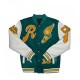 Men's Runtz All County Green Letterman Jacket Men's Runtz All County Green Letterman Jacket