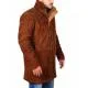 Longmire-Sheriff Walt Robert Taylor Longmire Suede Leather Coat Jacket