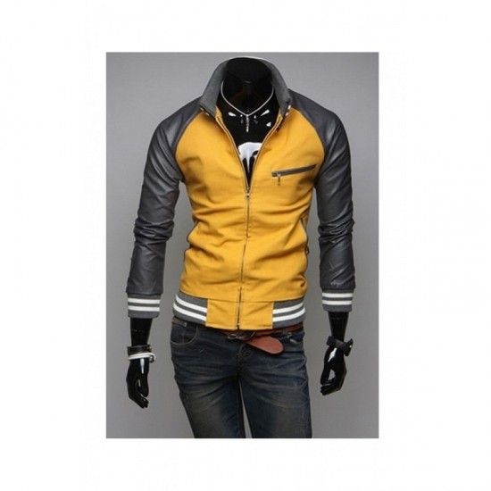 Men's Slim Fit Mustard Yellow Jacket Men's Slim Fit Mustard Yellow Jacket