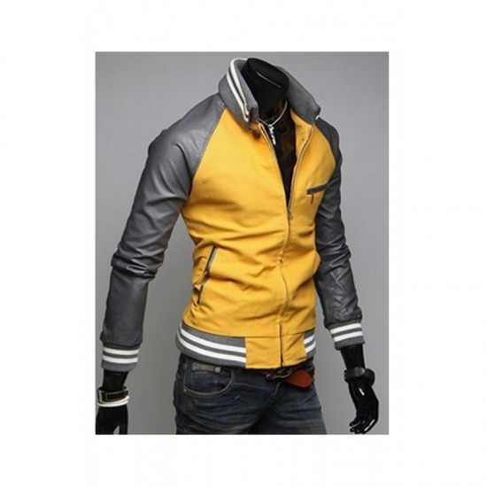 Men's Slim Fit Mustard Yellow Jacket Men's Slim Fit Mustard Yellow Jacket