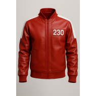 Men's Squid Game Player 230 Thanos Leather Jacket