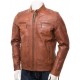 Men's Stunning Four Zipped Pockets Real Leather Biker Jacket Men's Stunning Four Zipped Pockets Real Leather Biker Jacket