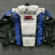 Men's Suzuki Motorcycle Leather Moto Racer Jacket Men's Suzuki Motorcycle Leather Moto Racer Jacket
