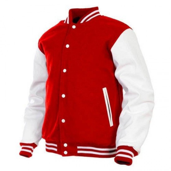 Men's Varsity Jacket Genuine Leather Arms Wool Baseball Stylish Letterman Jacket Men's Varsity Jacket Genuine Leather Arms Wool Baseball Stylish Letterman Jacket