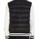 Men's Varsity Moncler Puffer Black Bomber Jacket Men's Varsity Moncler Puffer Black Bomber Jacket