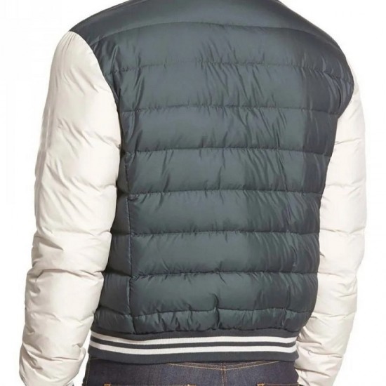 Men's Varsity Moncler Puffer Bomber Jacket Men's Varsity Moncler Puffer Bomber Jacket