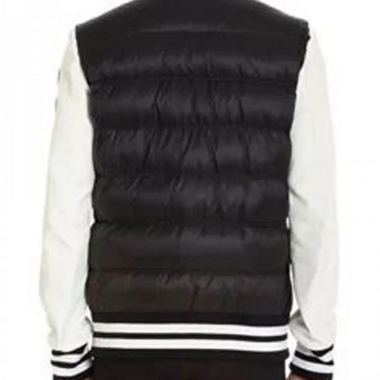 Men's Varsity Moncler Puffer Bomber Jacket Men's Varsity Moncler Puffer Bomber Jacket