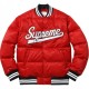 Men's Varsity Puffy Red Satin Jacket Men's Varsity Puffy Red Satin Jacket