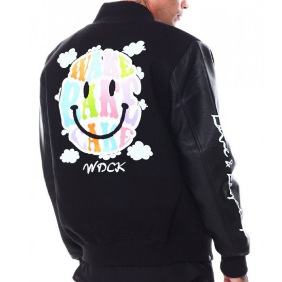 Men's Wedding Cake Happy Face 2 Embroidered Jacket Men's Wedding Cake Happy Face 2 Embroidered Jacket