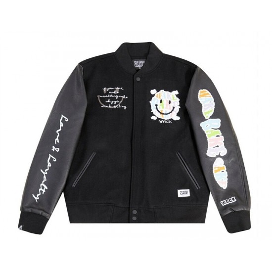 Men's Wedding Cake Happy Face 2 Embroidered Jacket Men's Wedding Cake Happy Face 2 Embroidered Jacket