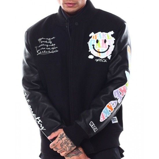 Men's Wedding Cake Happy Face 2 Embroidered Jacket Men's Wedding Cake Happy Face 2 Embroidered Jacket